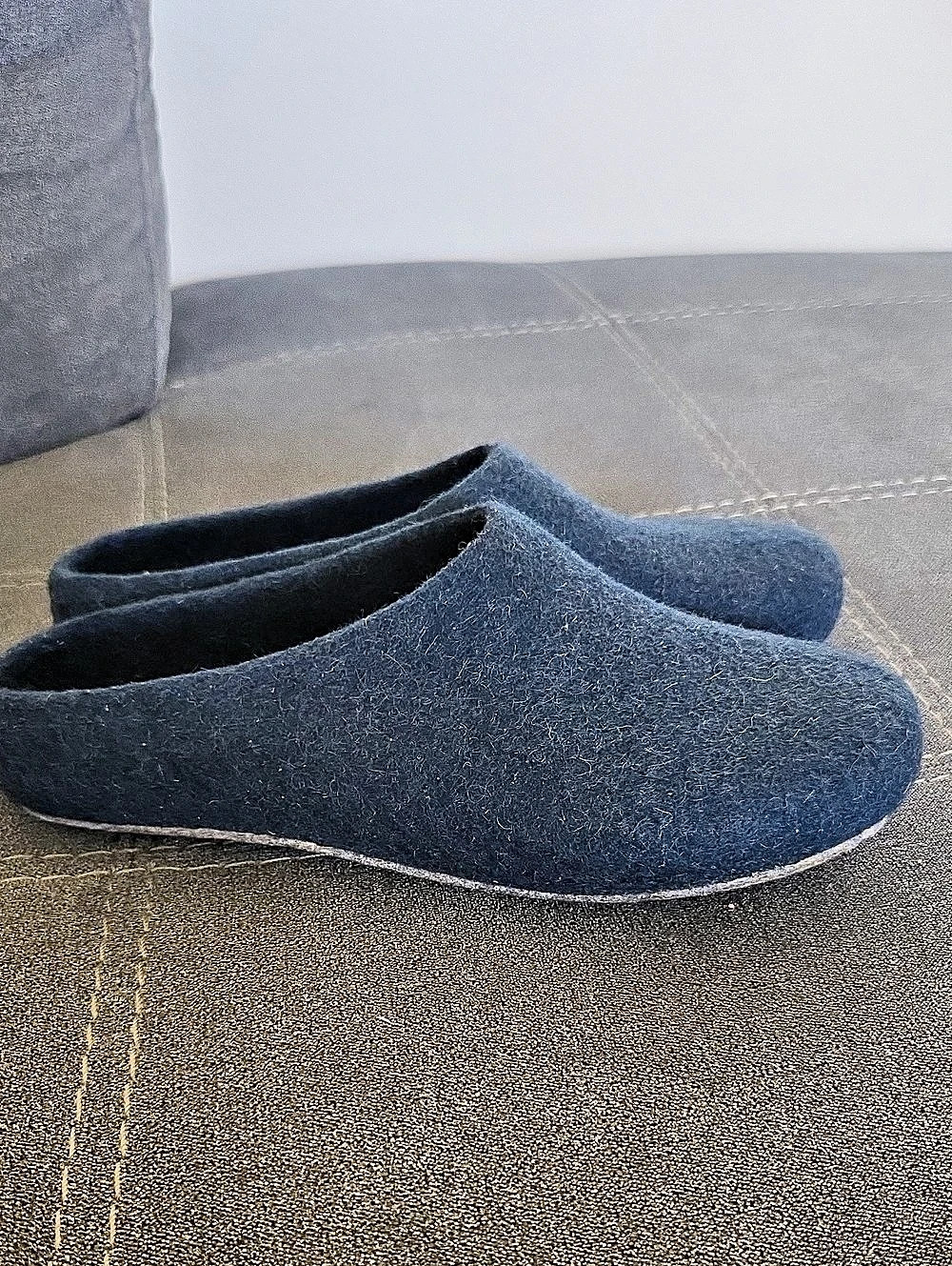 Kyrgies Classics Felt Slippers Blue EU 40 Size 9 US